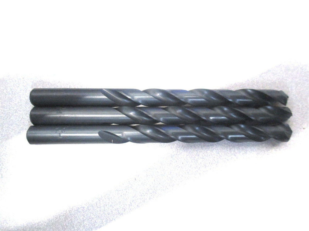 Chicago-Latrobe (57390) T .3580 x 4-7/8 2-Flute RH HSS Jobber Drill - 3 PC