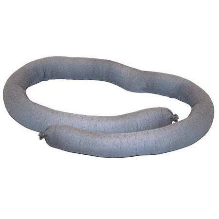 Oil-Dri L90312 Sorbent Sock, 24 Gal Vol Absorbed Per Pkg, 3 In X 10 Ft,