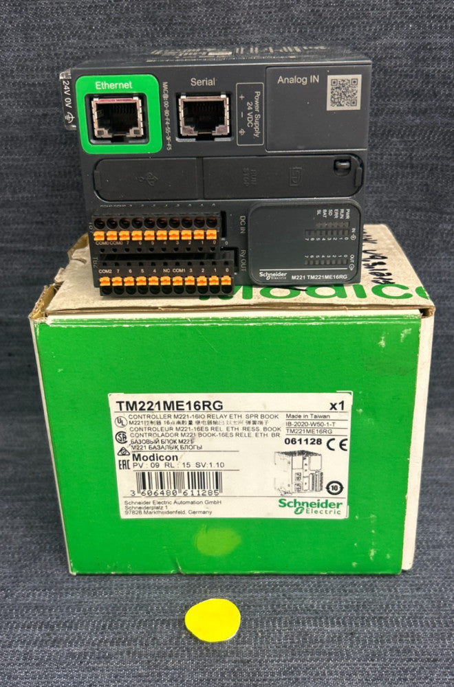 SCHNEIDER ELECTRIC CONTROLLER TM221ME16RG