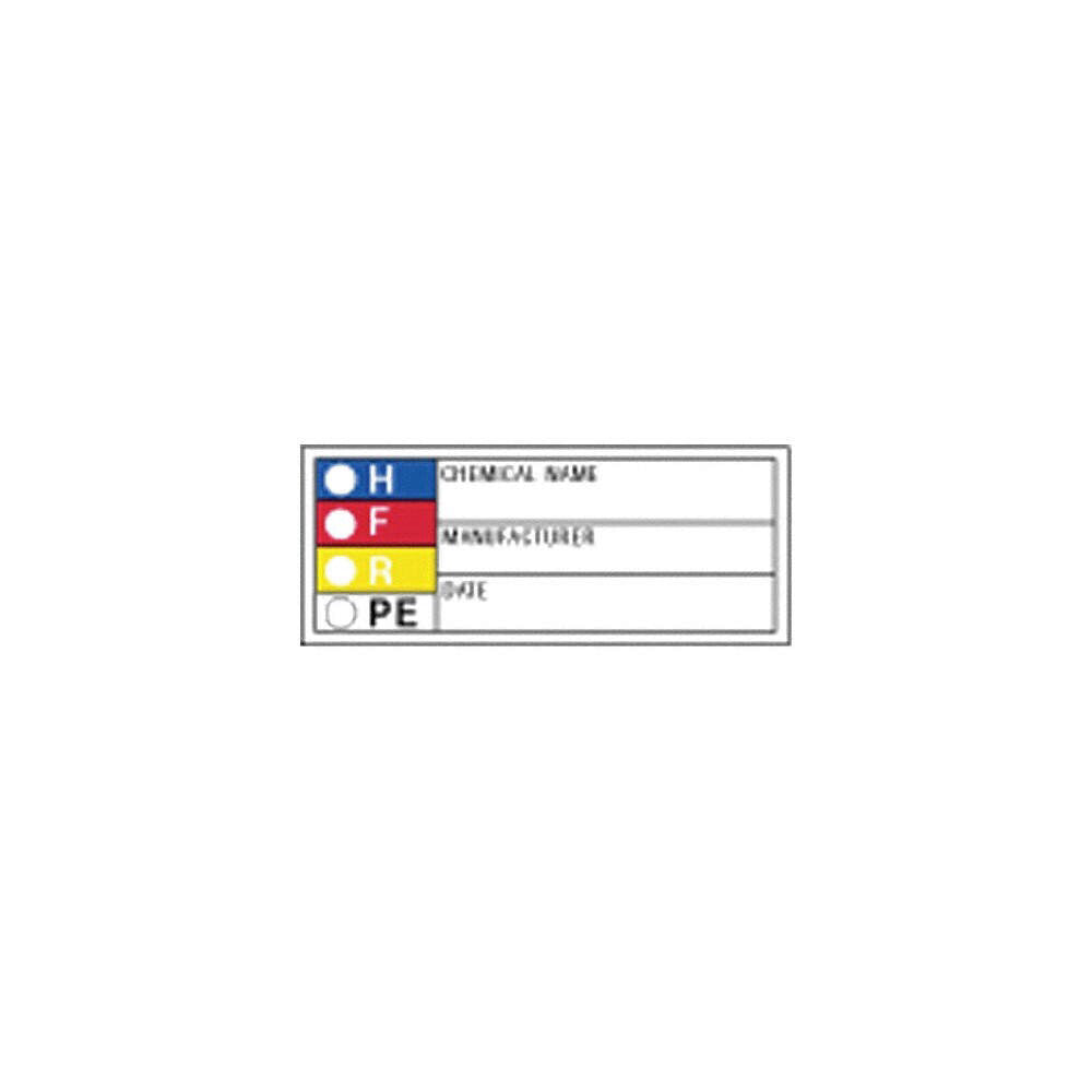 Harris Industries 01LB26517 HMIG Label, 1 In. H, 3 In. W, PK720