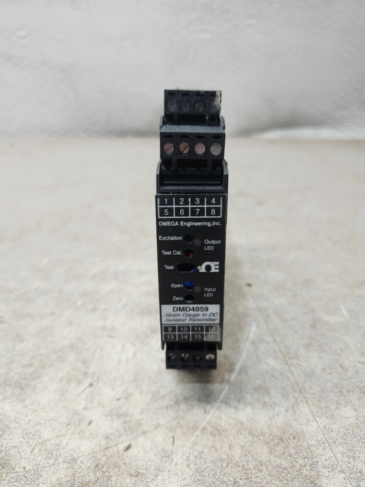 USED OMEGA Strain Gauge to DC Isolated Transmitter DMD4059