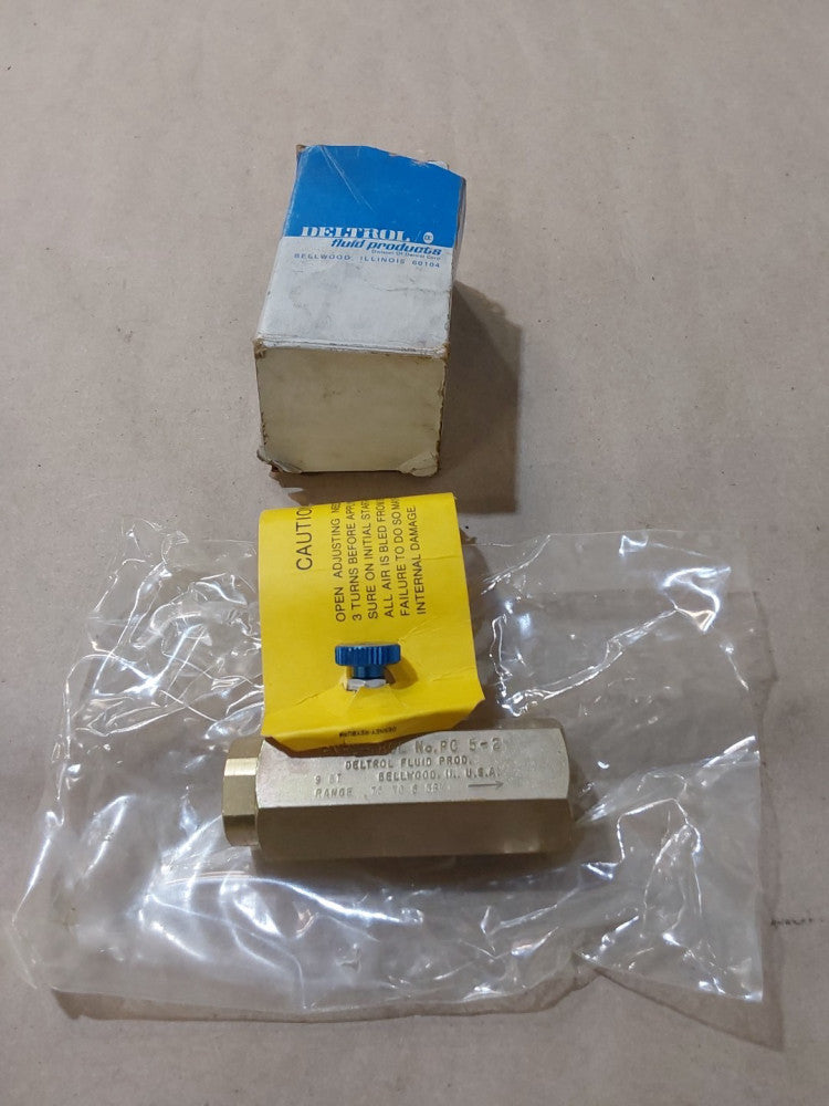 DELTROL FLUID PRODUCTS PNEU-TROL PC 5-2 Flow Control Valve
