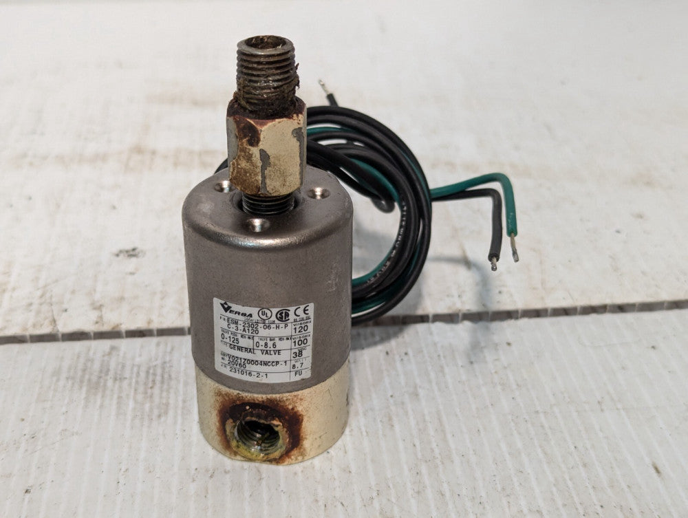 Versa ESM-2302-06-H-PC-3-A120 General Valve and Coil+Returns