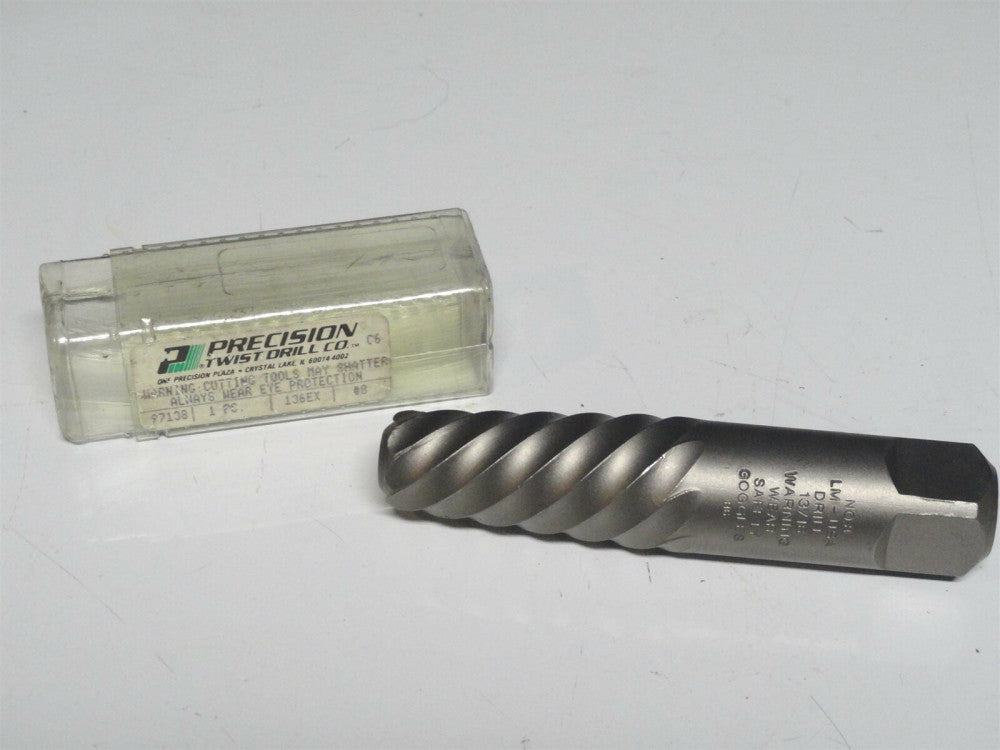 PRECISION TWIST DRILL 97138 - 136EX - SCREW EXTRACTOR 13/16 #8 - (NEW ) EZY-OUT