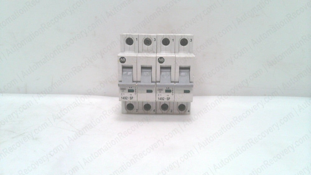 ALLEN BRADLEY 1492-SP2C010 SER C, PK OF 2, MINIATURE CIRCUIT BREAKER #342479