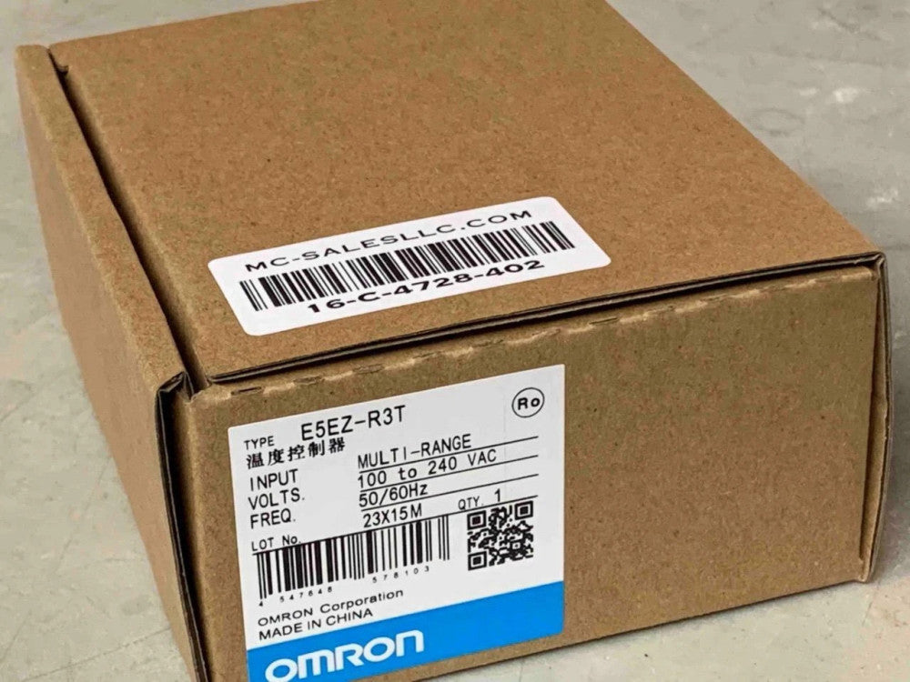 NEW Omron E5EZ-R3T Temperature Controller Multi Range 100 to 240 VAC