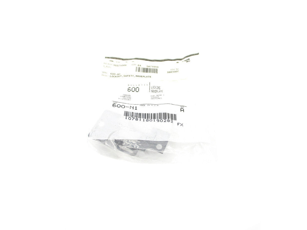 ALLEN BRADLEY 600-N1 SER. A NSMP