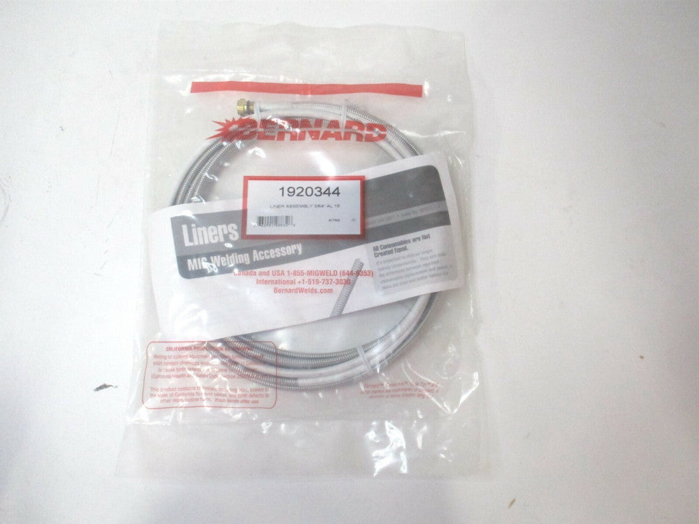 Bernard (1920324) 3/64" x 15' MIG Welding Accessory Aluminum Liner