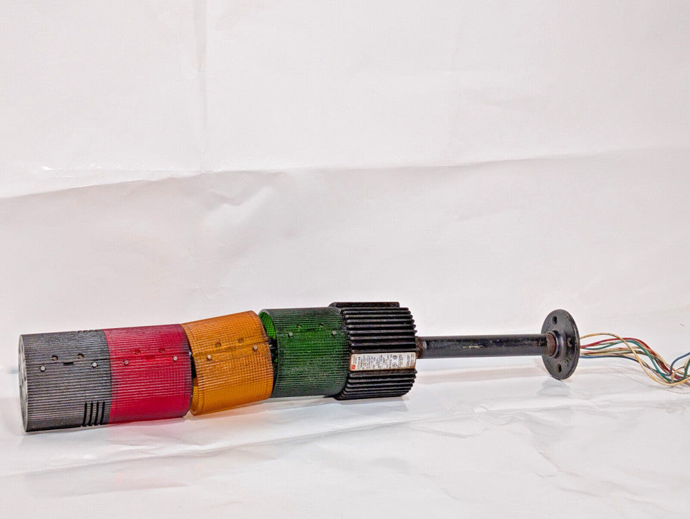 Federal Signal Litestak LSB-120, Stackable Flashing Beacon, Lamp 8107163 Ser. A