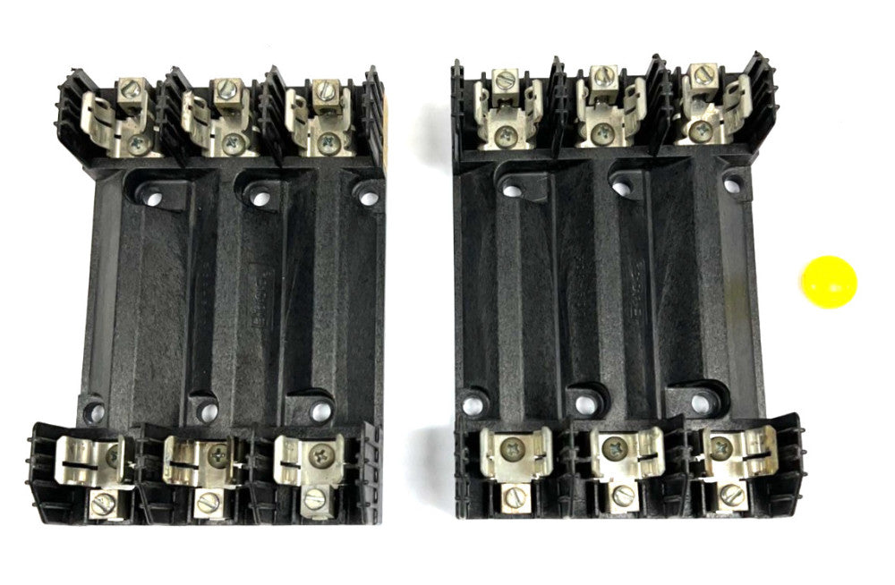 BUSS H60030-3C FUSE HOLDERS 30AMP 3 POLE 600V CLASS H LOT OF 2