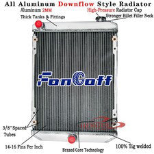 4 ROW Aluminum Radiator For Bobcat 430 430D 435 435D 435G #6679831