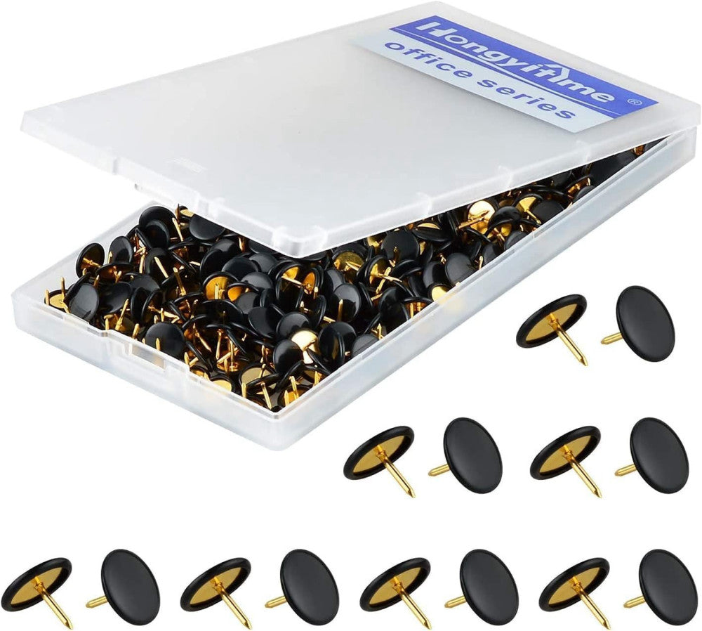 400 PCS Push Pins, Thumb Tacks, Wall Tacks - Flat Push Pins, Thumbtacks Flat NEW