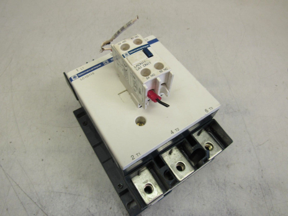 TELEMECANIQUE LC1D1506 3P 250A 24V-COIL 125HP 600V CONTACTOR XLNT USED TAKEOUT !