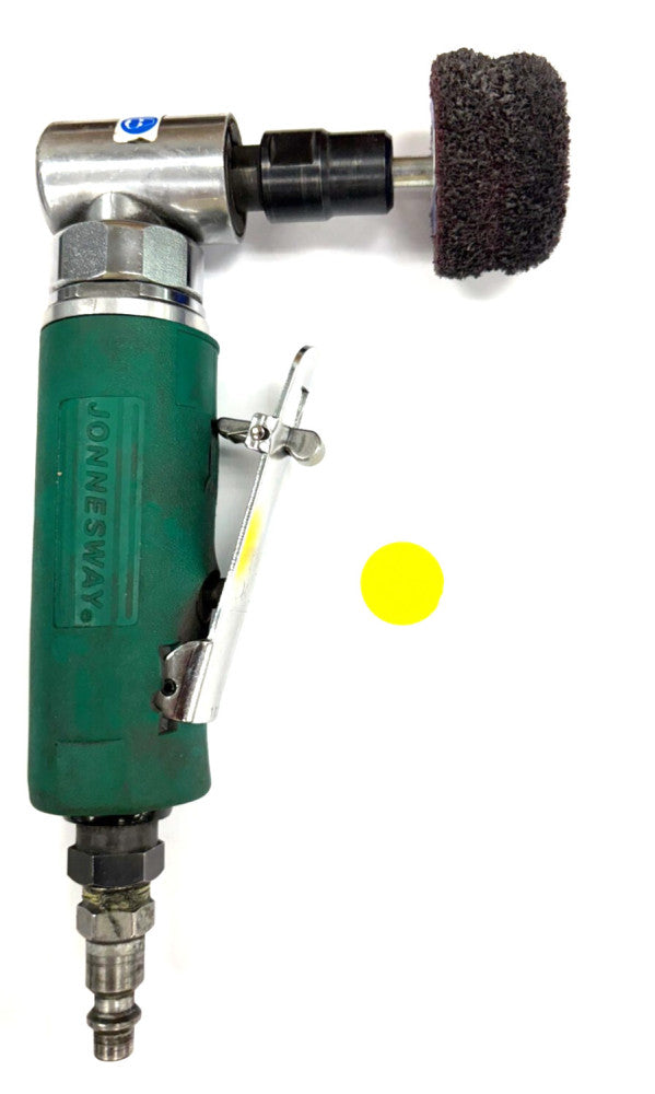 JONNESWAY ANGLE DIE GRINDER WITH MERIT ABRASIVE ATTACHMENT
