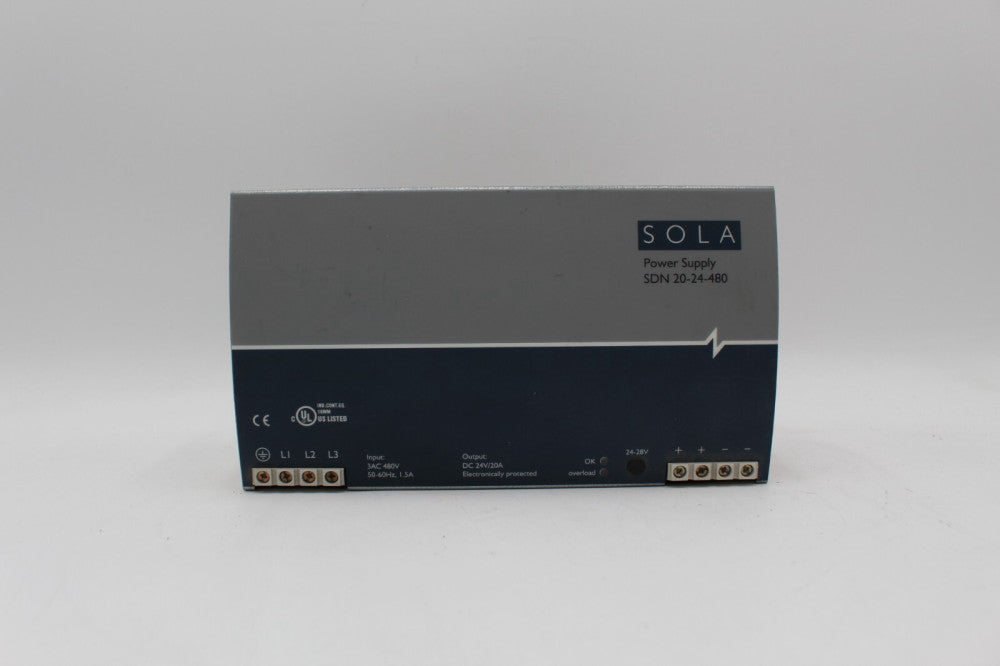 Emerson Sola SDN 20-24-480 Industrial Power Supply