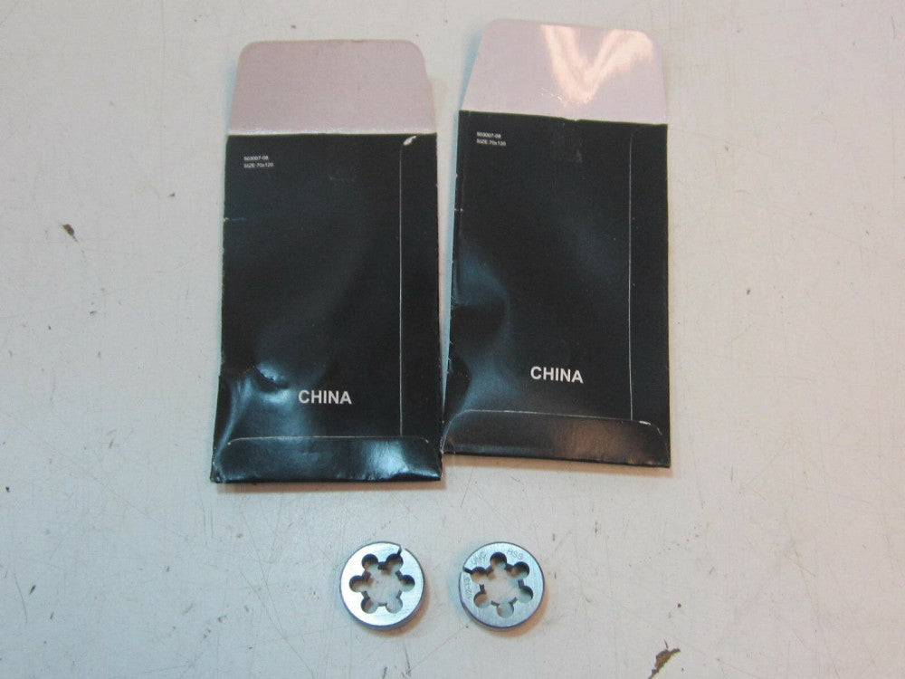 1/2-13 UNC 1" OD HSS Round Adjustable Dies - Lot of 2