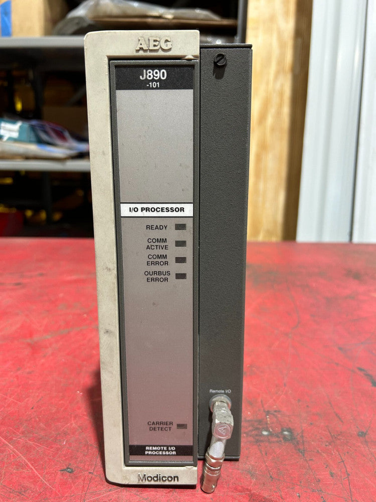 USED GOULD MODICON AEG AS-J890-101 PROCESSOR MODULE