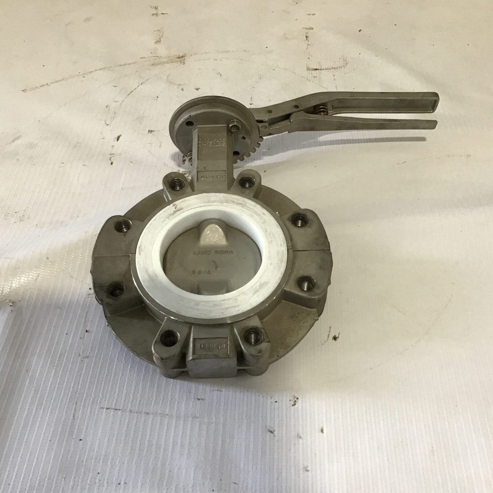 Swiss Fluid DN100PN16 - S16 Butterfly Valve Stainless Steel 16Bar @ 20°C