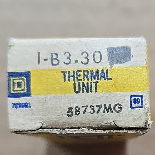 Square D 1.B3.30 Overload Relay Thermal Unit NEW