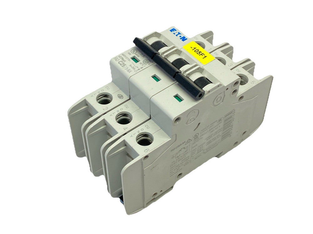 Eaton FAZ-C25/3-NA Miniature Circuit Breaker 3P 25A 277/480V