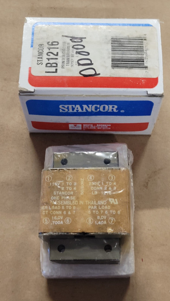 Lot of 3 Stancor LB1216 Printed Circuit Transformers 115/230V - 16/8V
