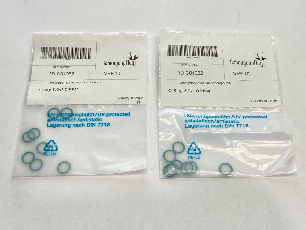 Scheugenpflug 3DIC01082 O-Ring VPE 10 8,0 x 1,0 FKM LOT OF 18