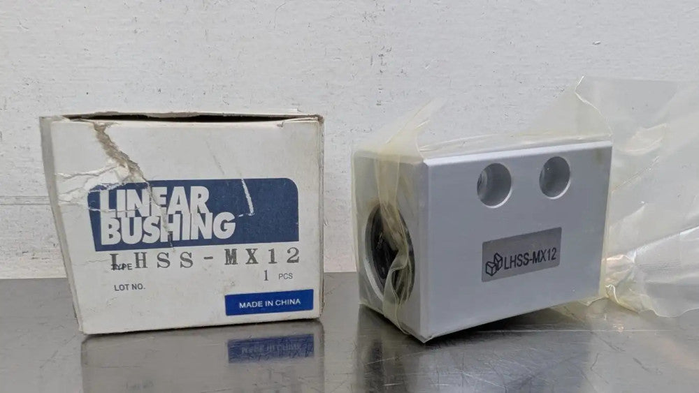 Misumi LHSS-MX12 Pillow Block Linear Ball Bearing 12mm ID 34mm Wide x 47mm Long
