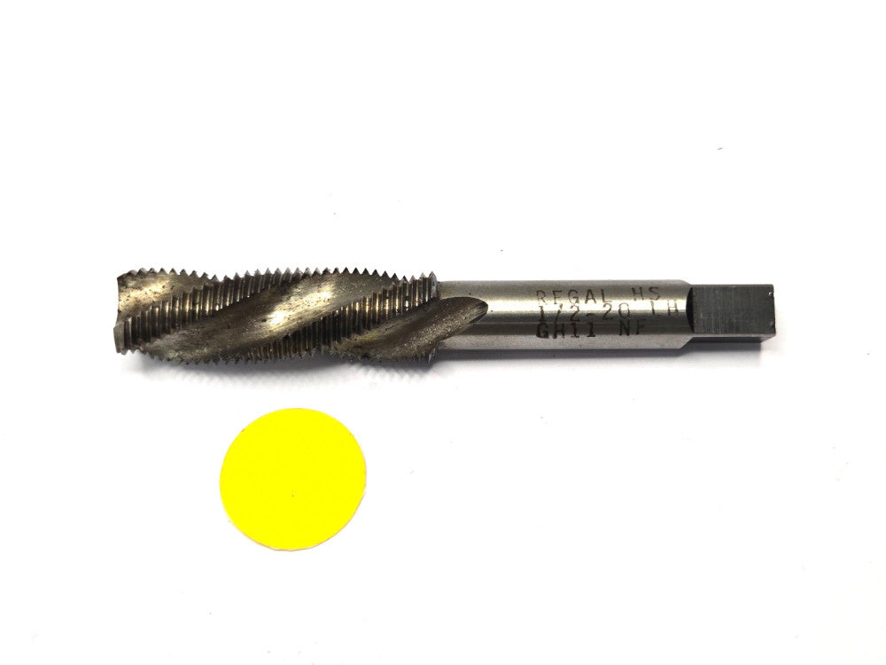 REGAL 1/2-20 SPIRAL FLUTE BOTTOMING CHAMFER TAP NF GH11 LEFT HAND