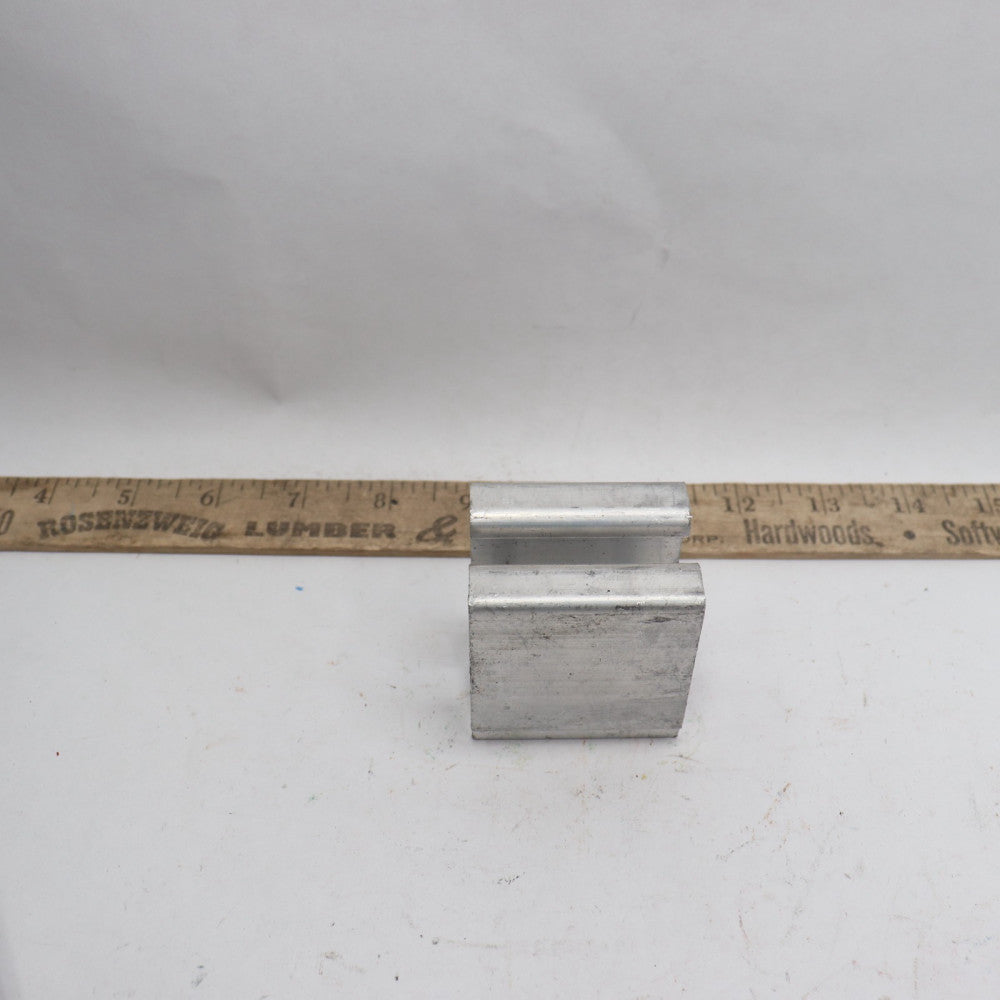Floor Mount Tilt-Lock Base Shoe Satin Anodized 2"