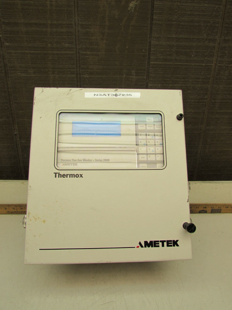 AMETEK THERMOX FLUE GAS MONITOR SERIES-2000 NICE USED TAKEOUT MAKE OFFER !!