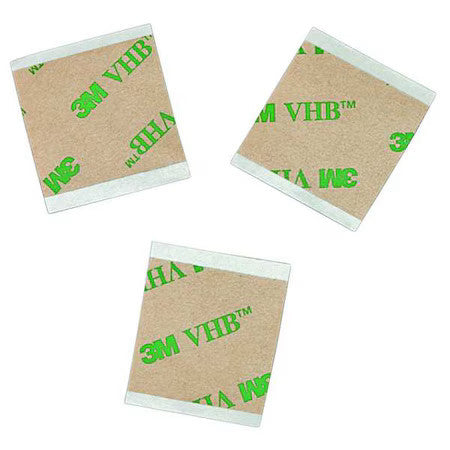 3M F9460pc Adhesive Transfer Tape,Sq.,1/2 In,Pk250