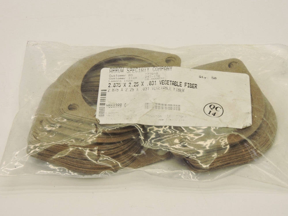 50 pcs Arrow 247-118 Air Valve Gaskets for Fairbanks & Morse FC SH Veg. Fiber *