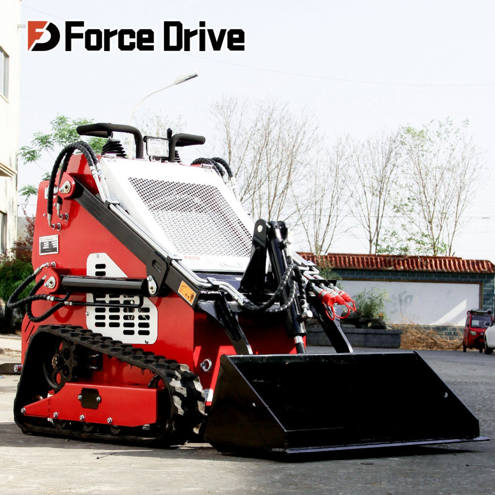 Free Shipping Hydraulic 13.5HP B&S Skid Steer Loader Garden Gasoline USA Stock
