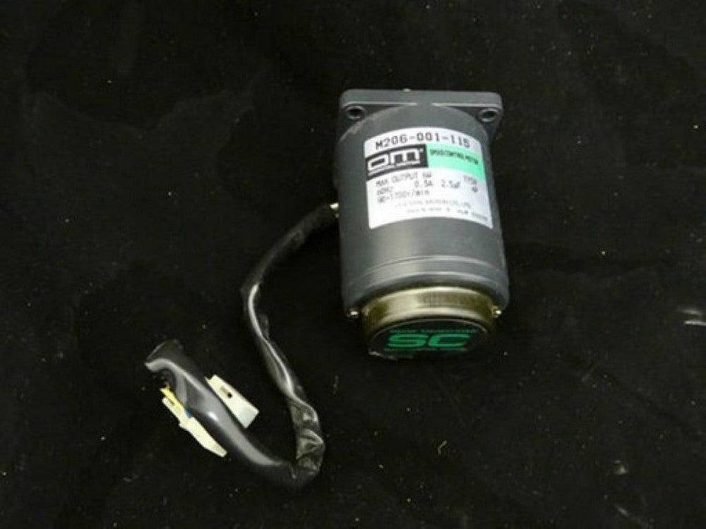ORIENTAL MOTOR M206-001-115 SPEED CONTROL MOTOR 115V, 0.3A, 1700RPM