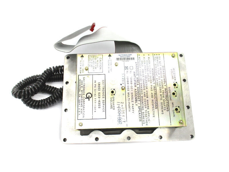 GAI-TRONICS 10488-002 125VAC 7/10A UNMP
