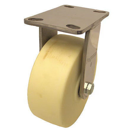 Zoro Select P27rx-N080k-16 Plate Caster,3000 Lb. Ld Rating,Wt Wheel