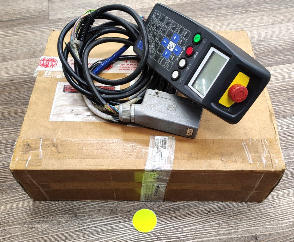 UNIOP HANDHELD TEACH PENDANT W/HARTING TERMINAL CONNECTOR 15'-6" LONG