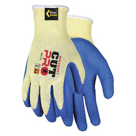 Mcr Safety 96871L Cut Resistant Coated Gloves, Cut Level A4 ,Dipped ,Natural