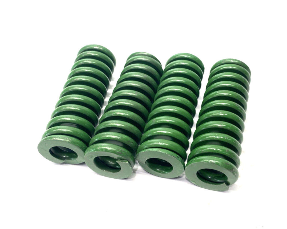 9595K84 Green Chrome Die Spring 1-1/4" Hole Dia. x 3-1/2" Length LOT OF 4