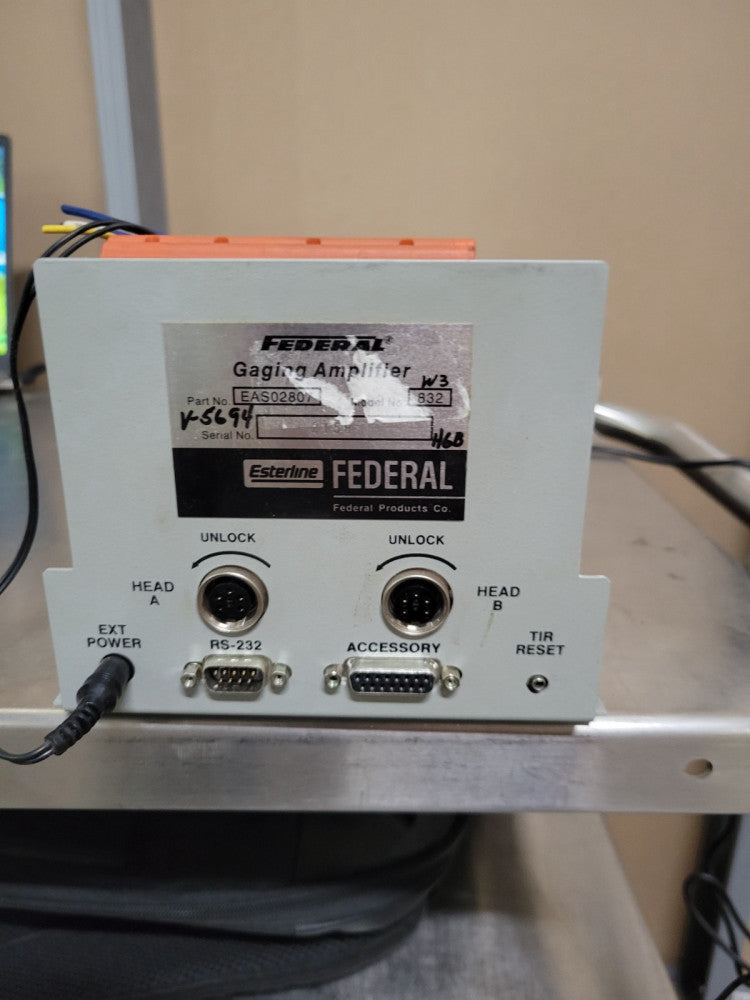Federal Products Corp. EAS02807 Gaging Amplifier Module, with Screen, Model 832