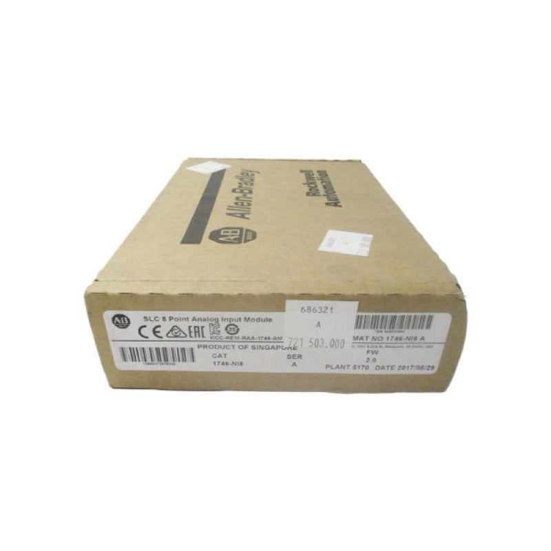 ALLEN BRADLEY 1746-NI8 SER. A FW 2.0 DATE: 2017 NSFS