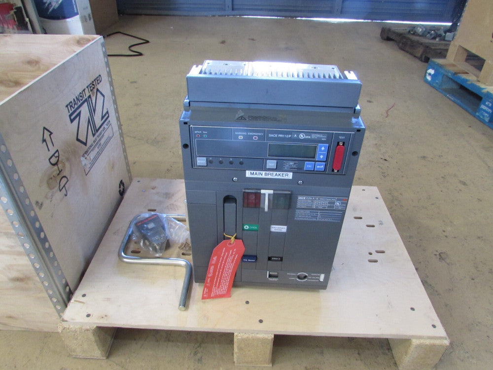 ABB SACE E2N-A-16, Emax CIRCUIT BREAKER, w/PR112/P-A, 800A RATING/600V/3P, N/NIB