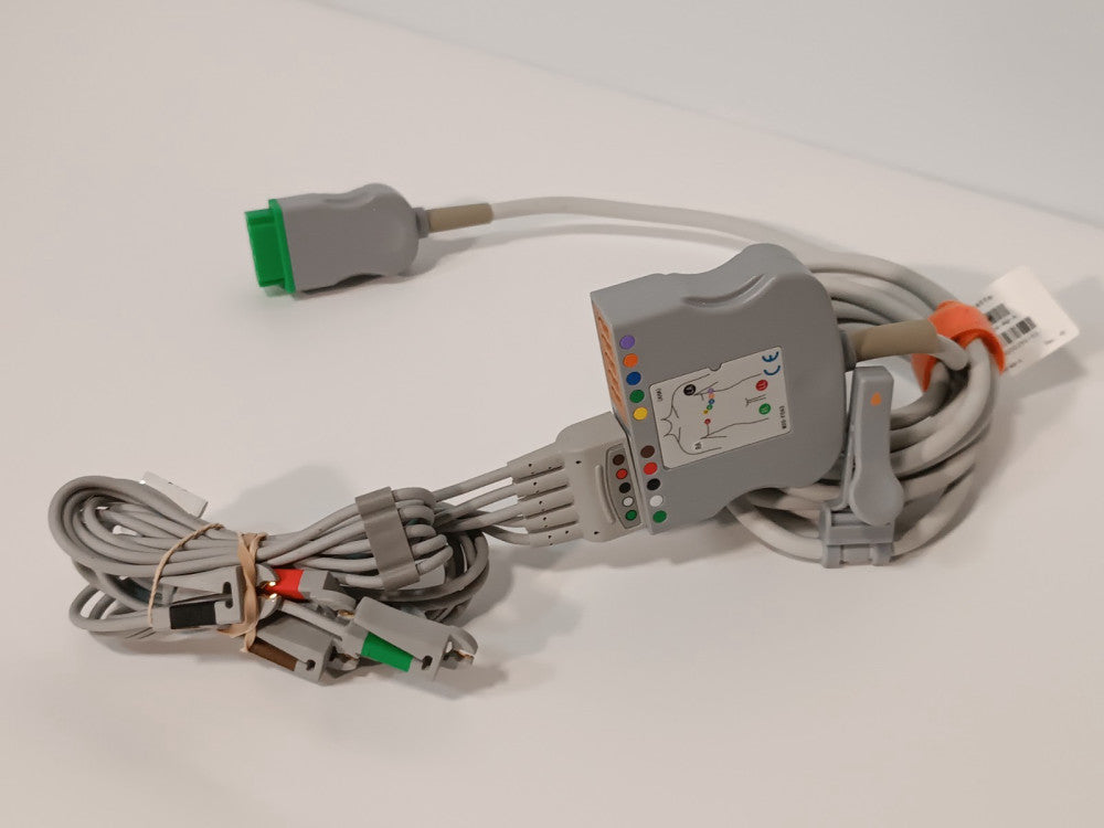 M20-F063 ECG Patient Monitoring Trunk Cable with 10-Lead Twin Pin Connectors