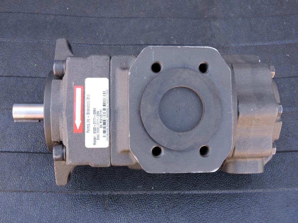 Permco PT6CC Series Hydraulic Vane Double Pump 6330-0111-0064 / 633001110064 NEW
