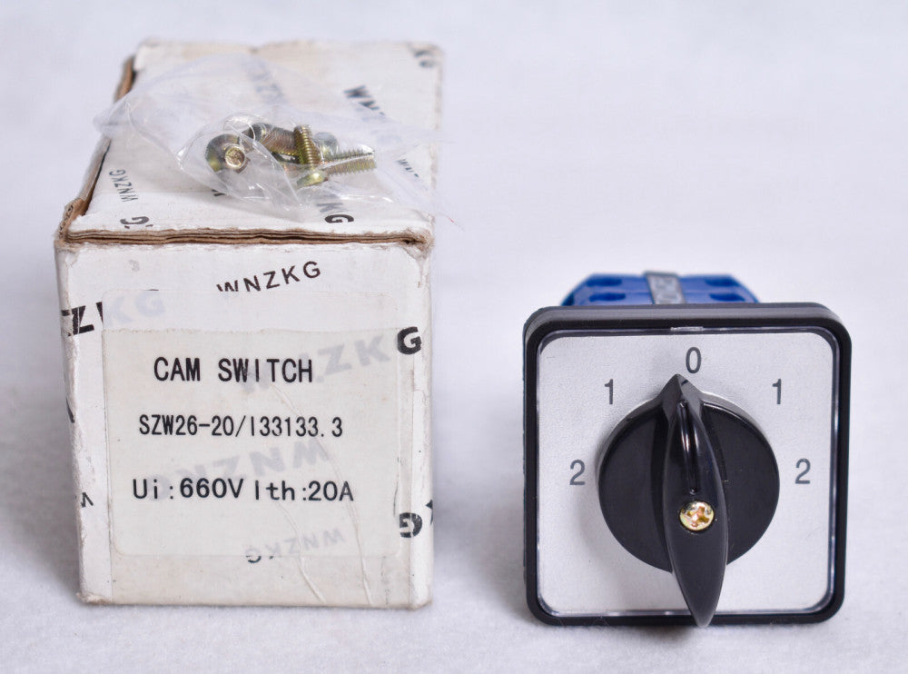 Baomain Universal Rotary Cam Combo Switch 20A 5 Pos 12 Term SZW26-20.I33133.3