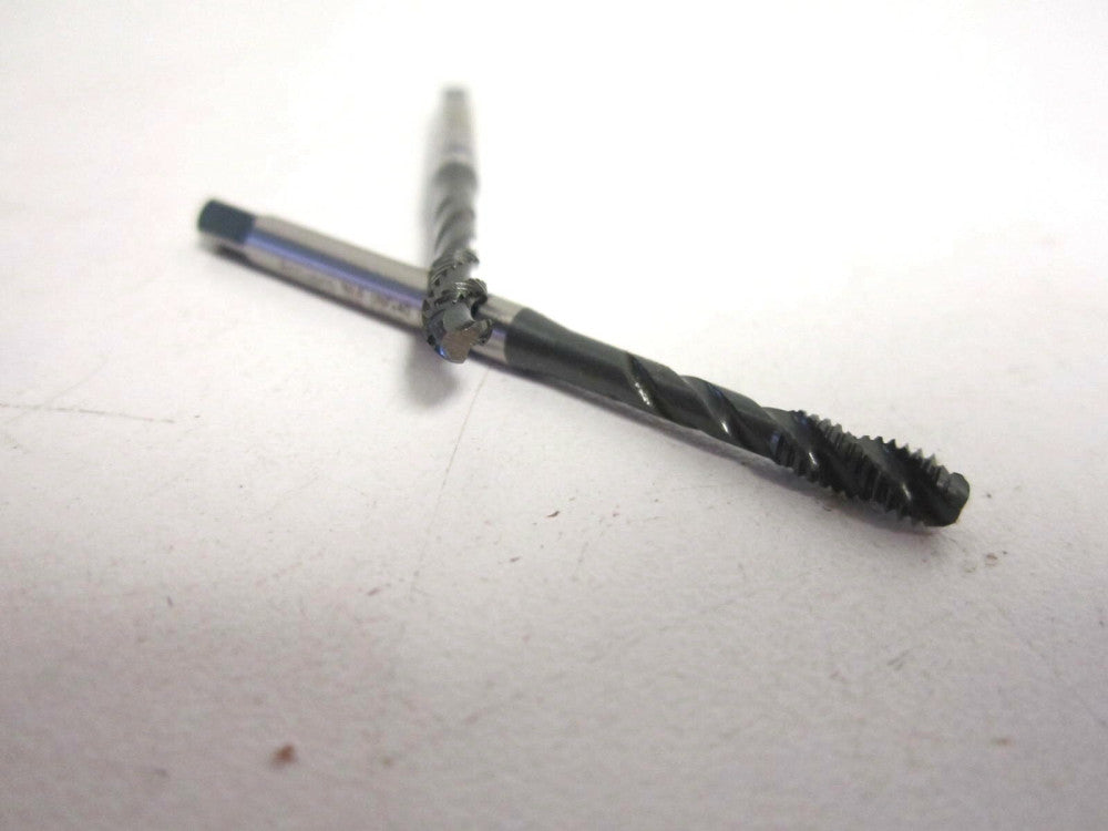 (2) # 6-40 HSSE H5 Blue Band Modified Bottoming Chamfer Stainless Steel Tap New