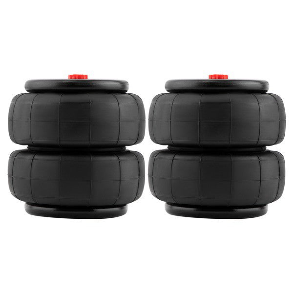 Universal 1 Pair 2600lbs Air Springs Suspension Bags Single Port 1/2"npt for Sie