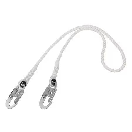 3M Protecta 1385501 Pro(Tm) Positioning Lanyard, 6 Ft. Length, Snap Hook,