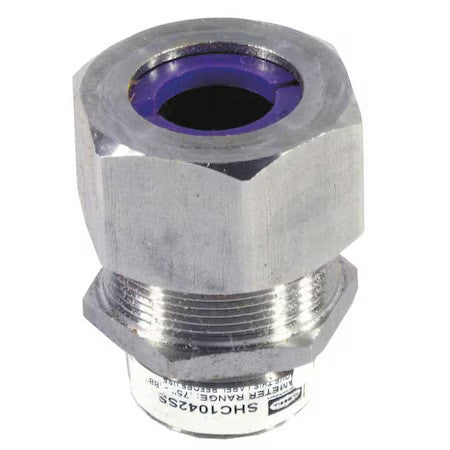 Hubbell Wiring Device-Kellems Shc1042ss Liquid Tight Connector,1 In.,Orchid