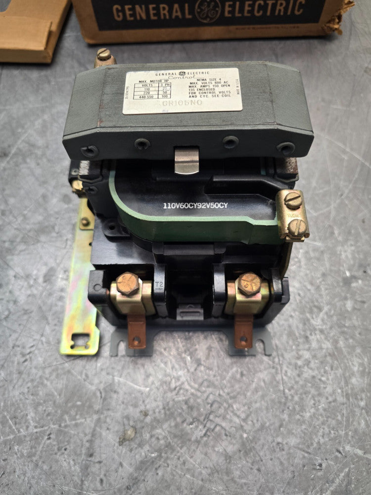 GE CR105NO,MAGNETIC CONTACTOR 600V, 95-110V COIL, 150 A, NEW IN BOX! MAKE OFFER!